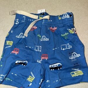 Baby gap 6-12m car shorts nwt